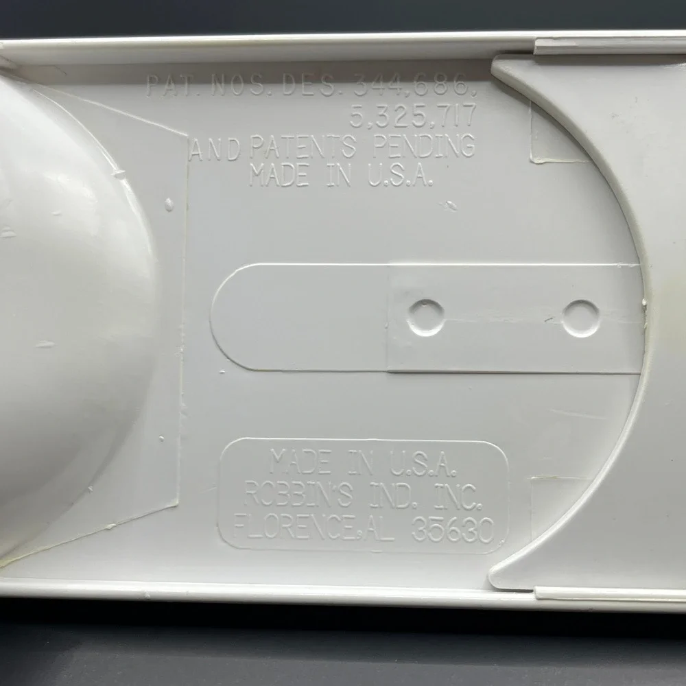 The Pampered Chef Adjustable Measuring Cup White‎ Plastic 1/2 Cup 125ml USA made